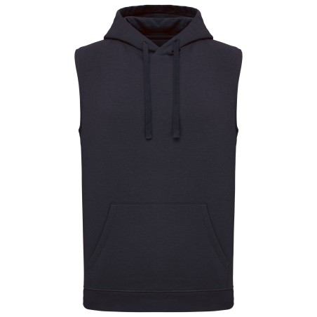 Sudadera con capucha sin mangas unisex