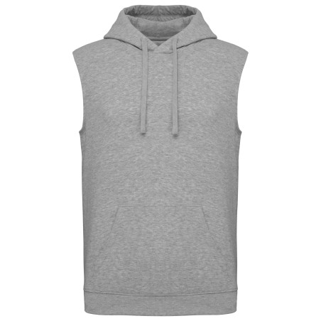 Sudadera con capucha sin mangas unisex