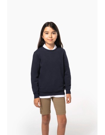Sudadera cuello redondo infantil
