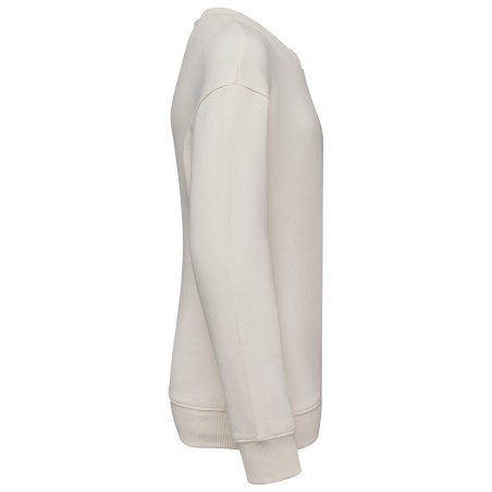 Sudadera ecorresponsable de cuello redondo oversize infantil