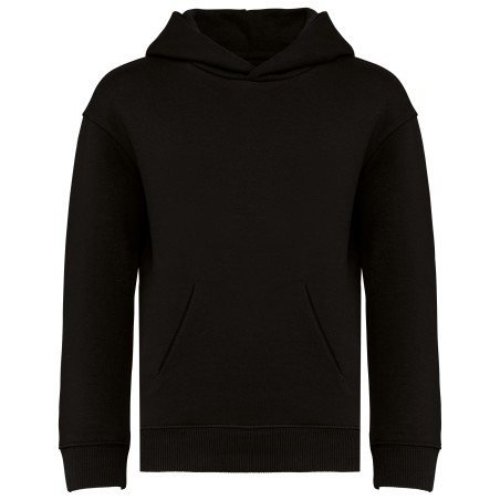 Sudadera ecorresponsable con capucha oversize infantil