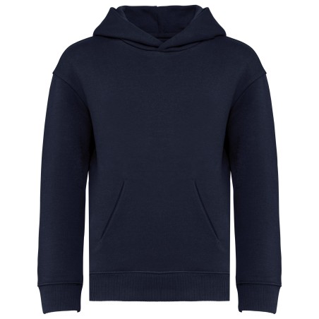 Sudadera ecorresponsable con capucha oversize infantil