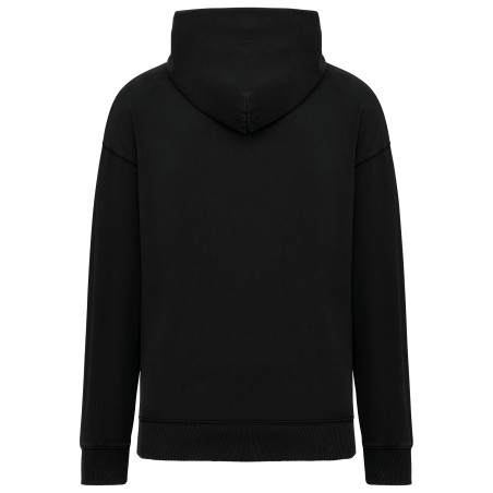 Sudadera ecorresponsable con capucha efecto lavado oversize unisex
