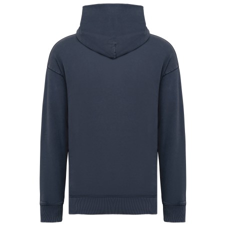 Sudadera ecorresponsable con capucha efecto lavado oversize unisex