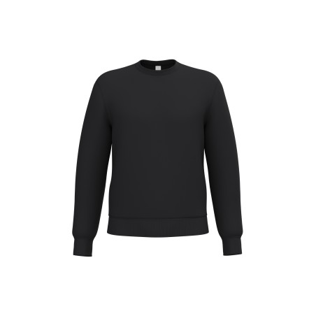 Unisex basic round neck tubular sweatshirt