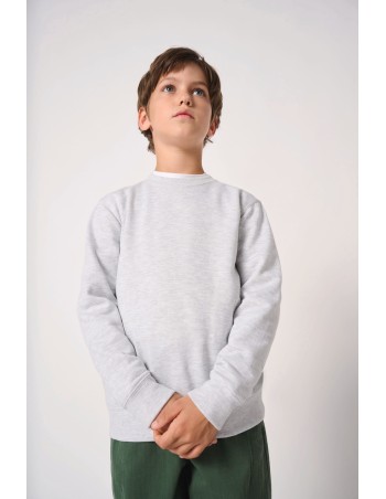 Kids\\\' basic round neck sweatshirt