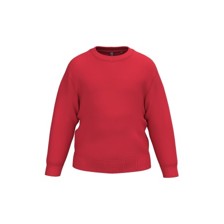 Sudadera reciclada cuello redondo infantil