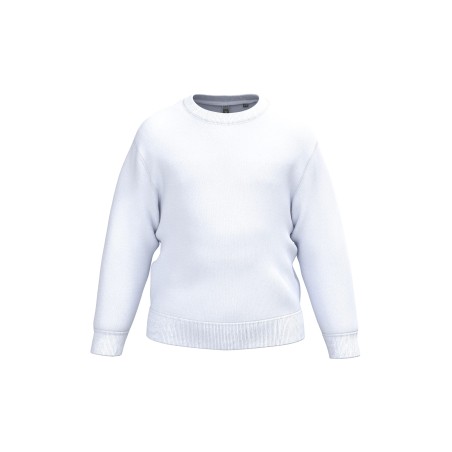 Sudadera reciclada cuello redondo infantil