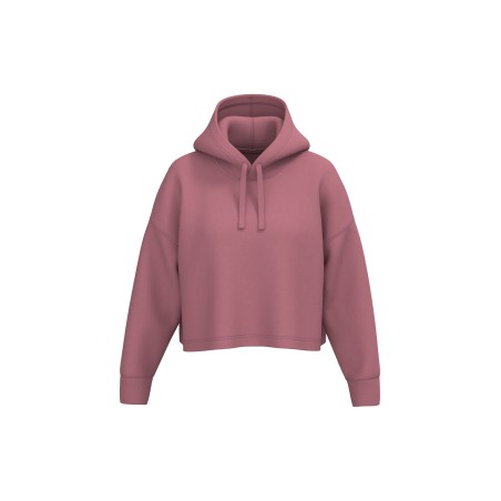 Sudadera crop con capucha mujer