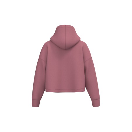 Sudadera crop con capucha mujer