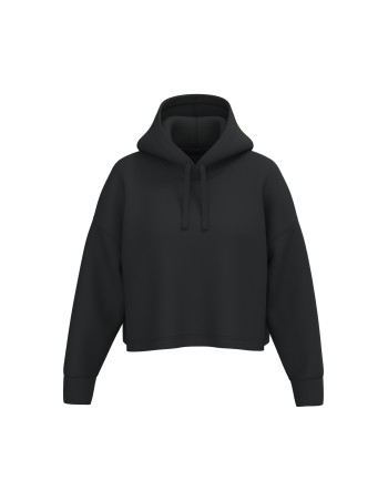 Sudadera crop con capucha mujer 2