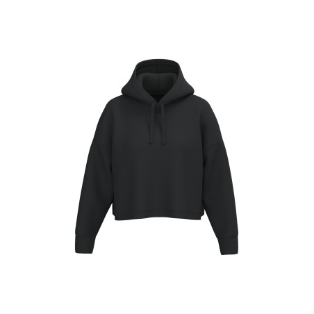 Sudadera crop con capucha mujer