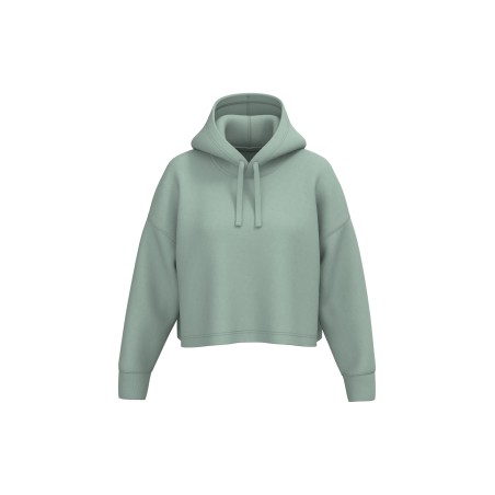 Sudadera crop con capucha mujer