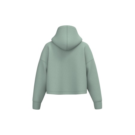 Sudadera crop con capucha mujer