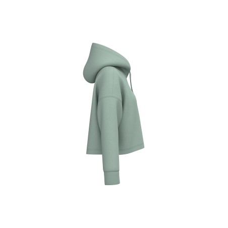 Sudadera crop con capucha mujer