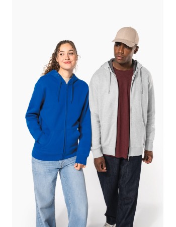 Sudadera capucha y cremallera