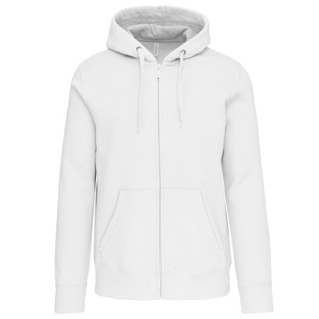 Full zip hooded sweatshirt