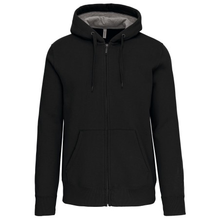 Sudadera capucha y cremallera