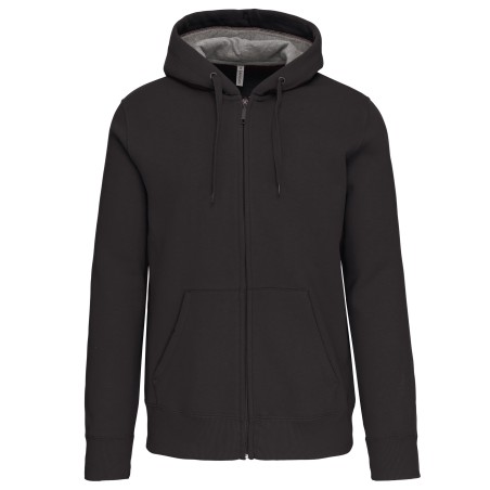 Sudadera capucha y cremallera