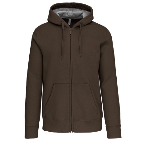 Sudadera capucha y cremallera