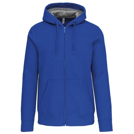 Sudadera capucha y cremallera