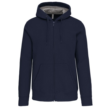 Sudadera capucha y cremallera