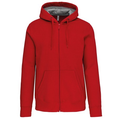 Sudadera capucha y cremallera
