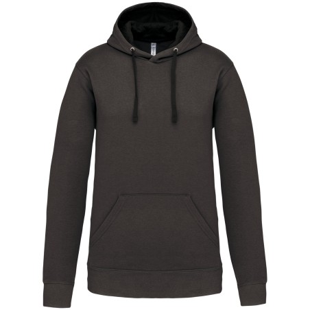 Sudadera capucha contrastada hombre