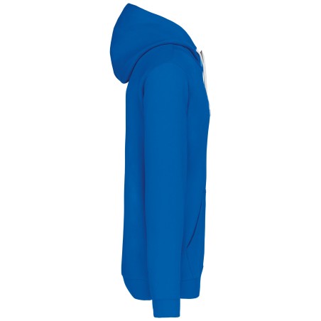 Sudadera capucha contrastada hombre