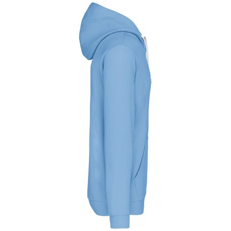 Sudadera capucha contrastada hombre