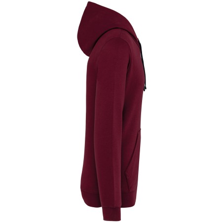 Sudadera capucha contrastada hombre