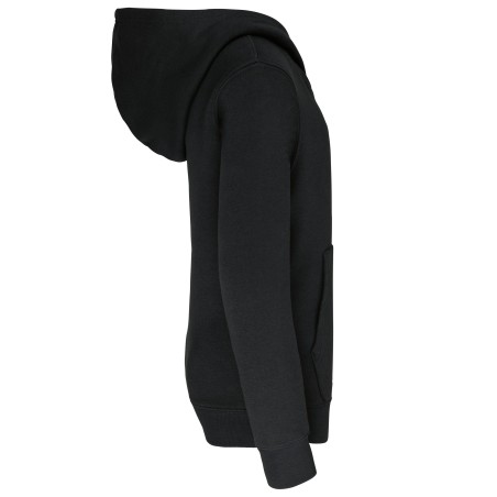 Sudadera capucha contrastada niños