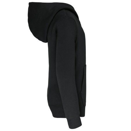 Sudadera capucha contrastada niños