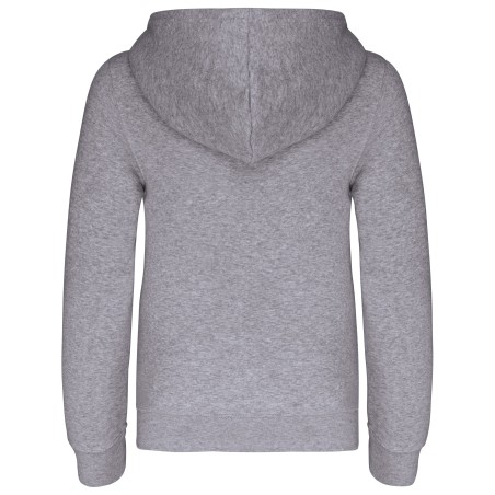 Sudadera capucha contrastada niños