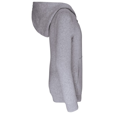 Sudadera capucha contrastada niños