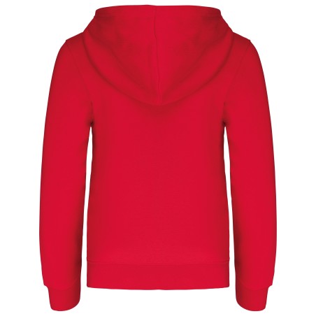 Sudadera capucha contrastada niños