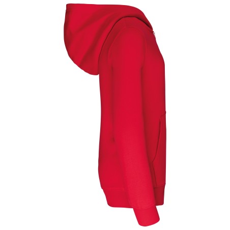 Sudadera capucha contrastada niños