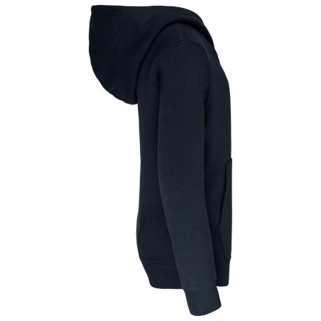 Sudadera capucha contrastada niños