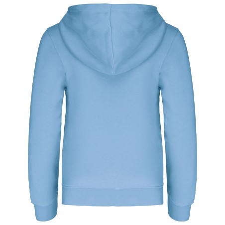 Sudadera capucha contrastada niños