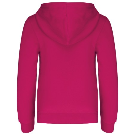 Sudadera capucha contrastada niños