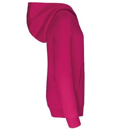 Sudadera capucha contrastada niños