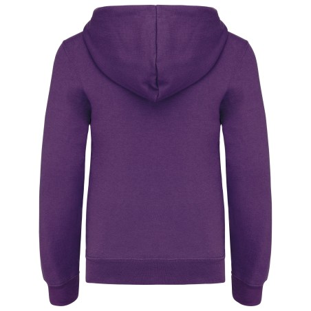 Sudadera capucha contrastada niños