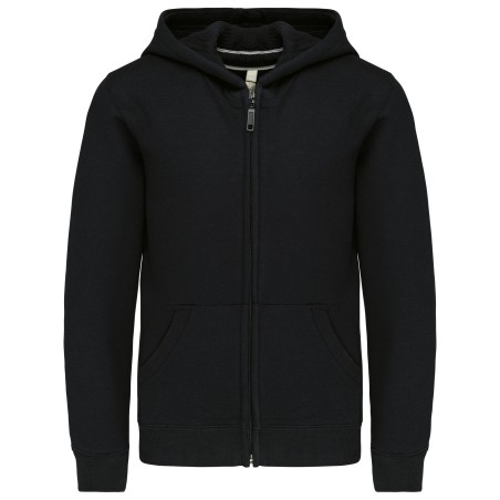 Sudadera capucha y cremallera niños