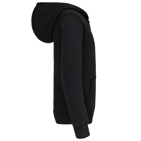 Sudadera capucha y cremallera niños