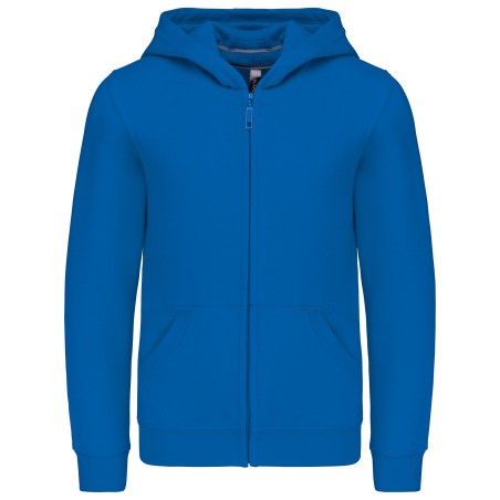 Sudadera capucha y cremallera niños