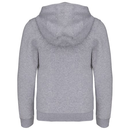 Sudadera capucha y cremallera niños