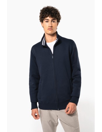 Men\\\'s full zip sweat jacket