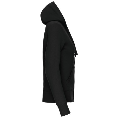 Sudadera con capucha y cremallera de mujer