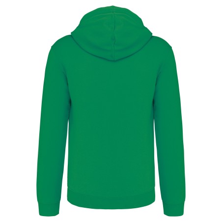 Sudadera capucha y cremallera contrastada