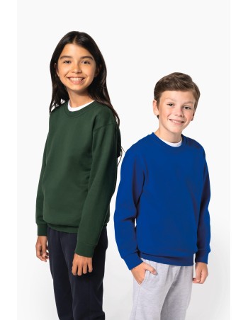 Sudadera cuello redondo infantil